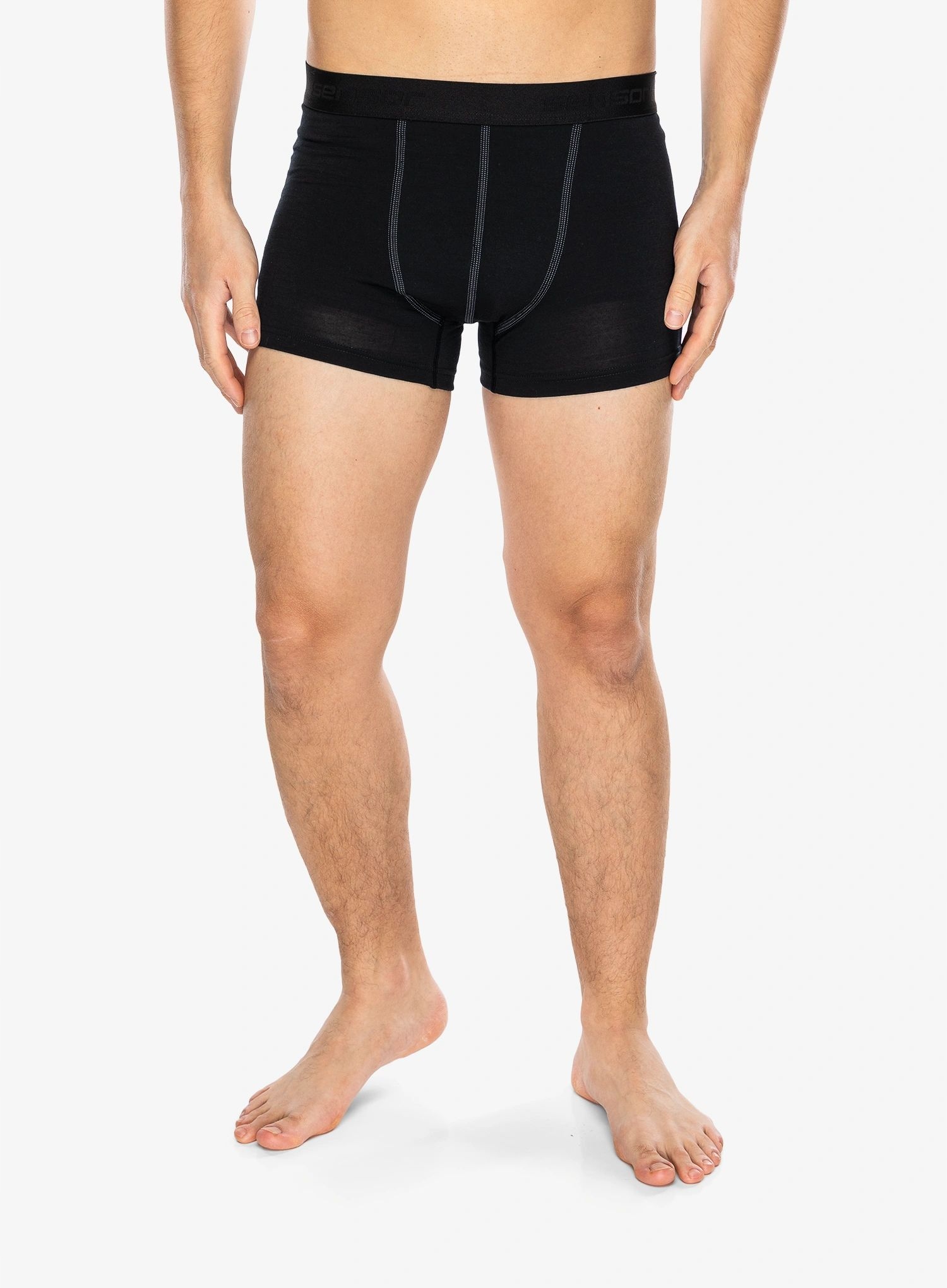 Termoaktivní boxerky Sensor Merino Active Boxers černá/černá S