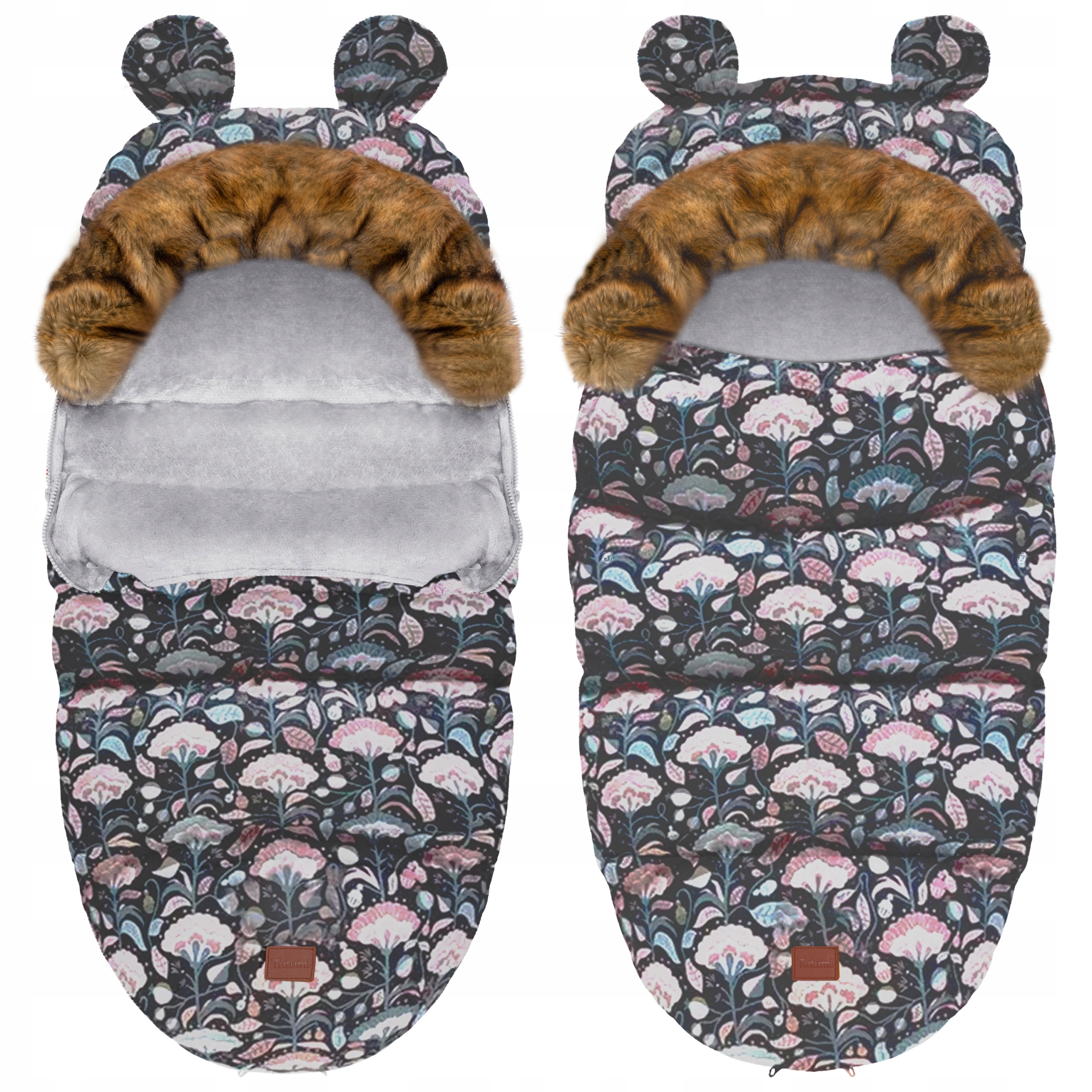 ŚPIWOREK DZIECIĘCY DO WÓZKA NA SANKI ZIMOWY CIEPŁY TUTUMI TEDDY PRO 4w1