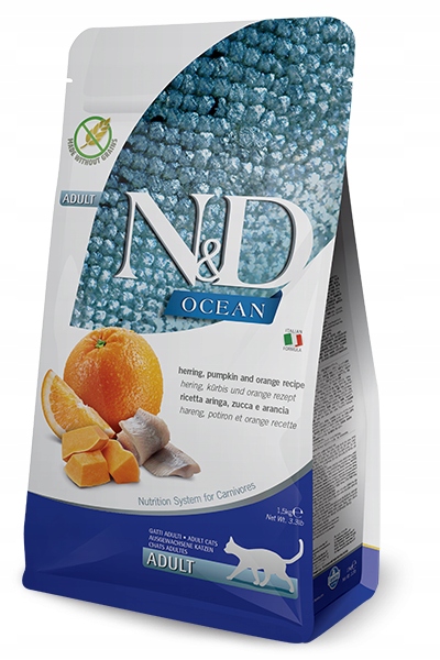 Farmina N&d Cat Ocean Herring Pumpkin Orange Adult 1,5kg