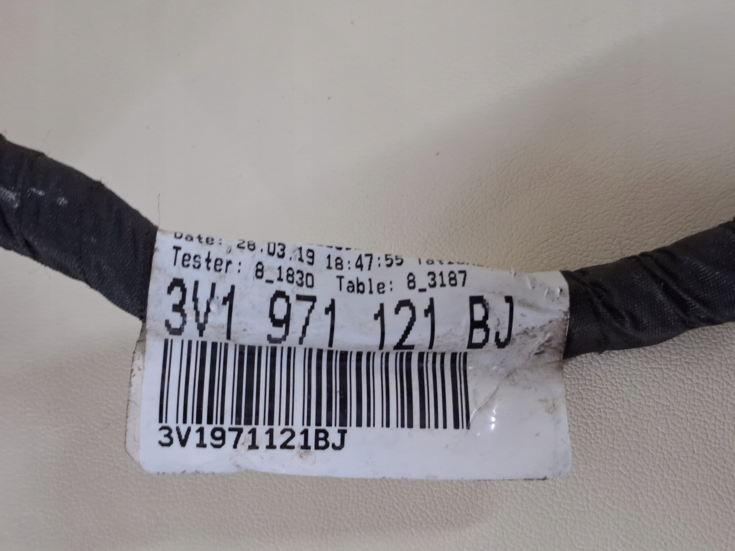 bundle wiring door right front SKODA SUPERB 3 III 19r EUROPA