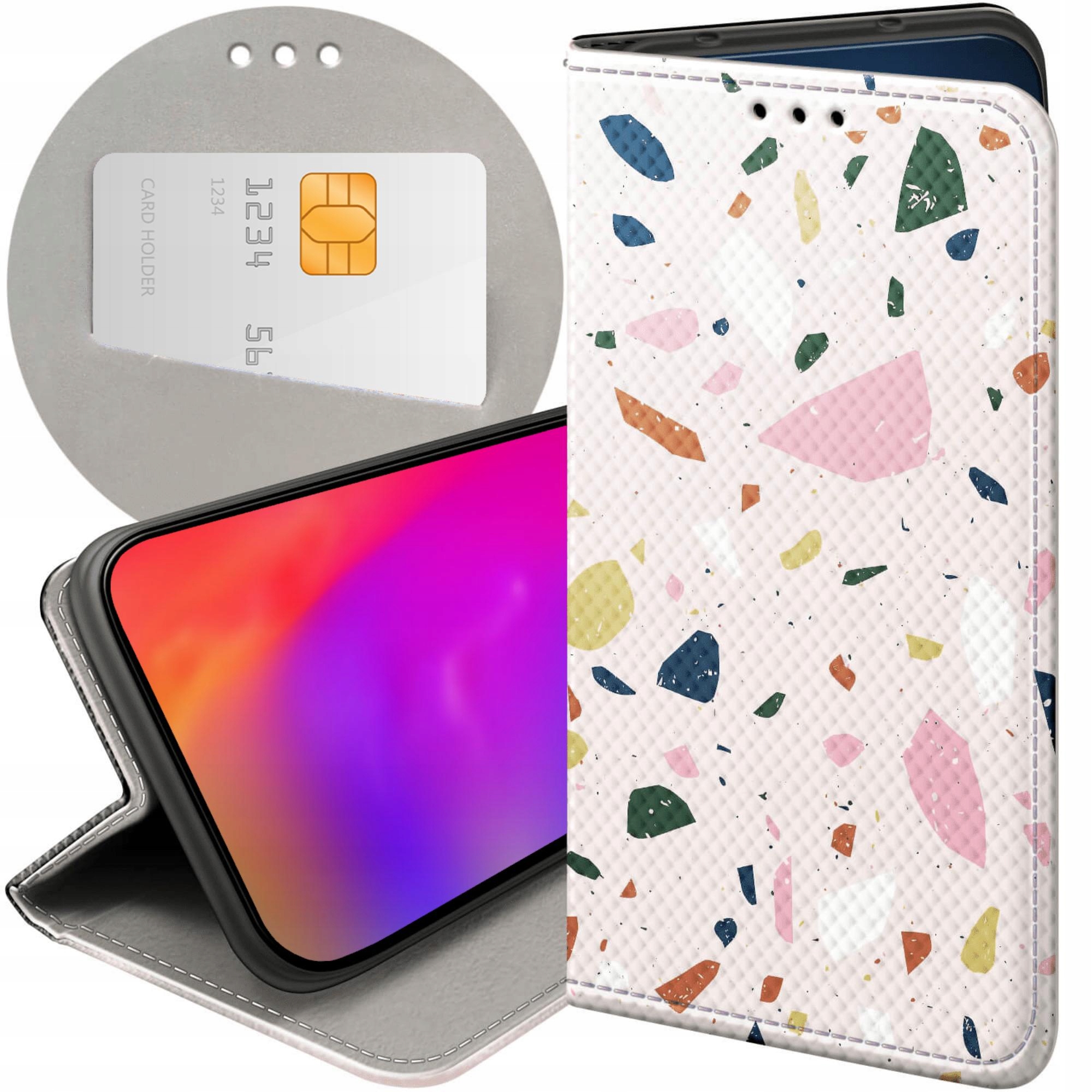 Etui Do Honor 400 Smart X7D 4G 5G Lastriko Terrazzo Terakota Case