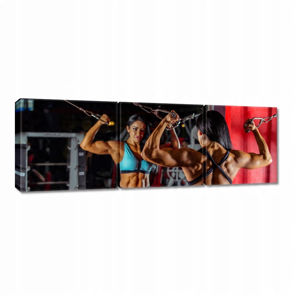 

Obrazy 90x30 Fittness Siłownia Siłka