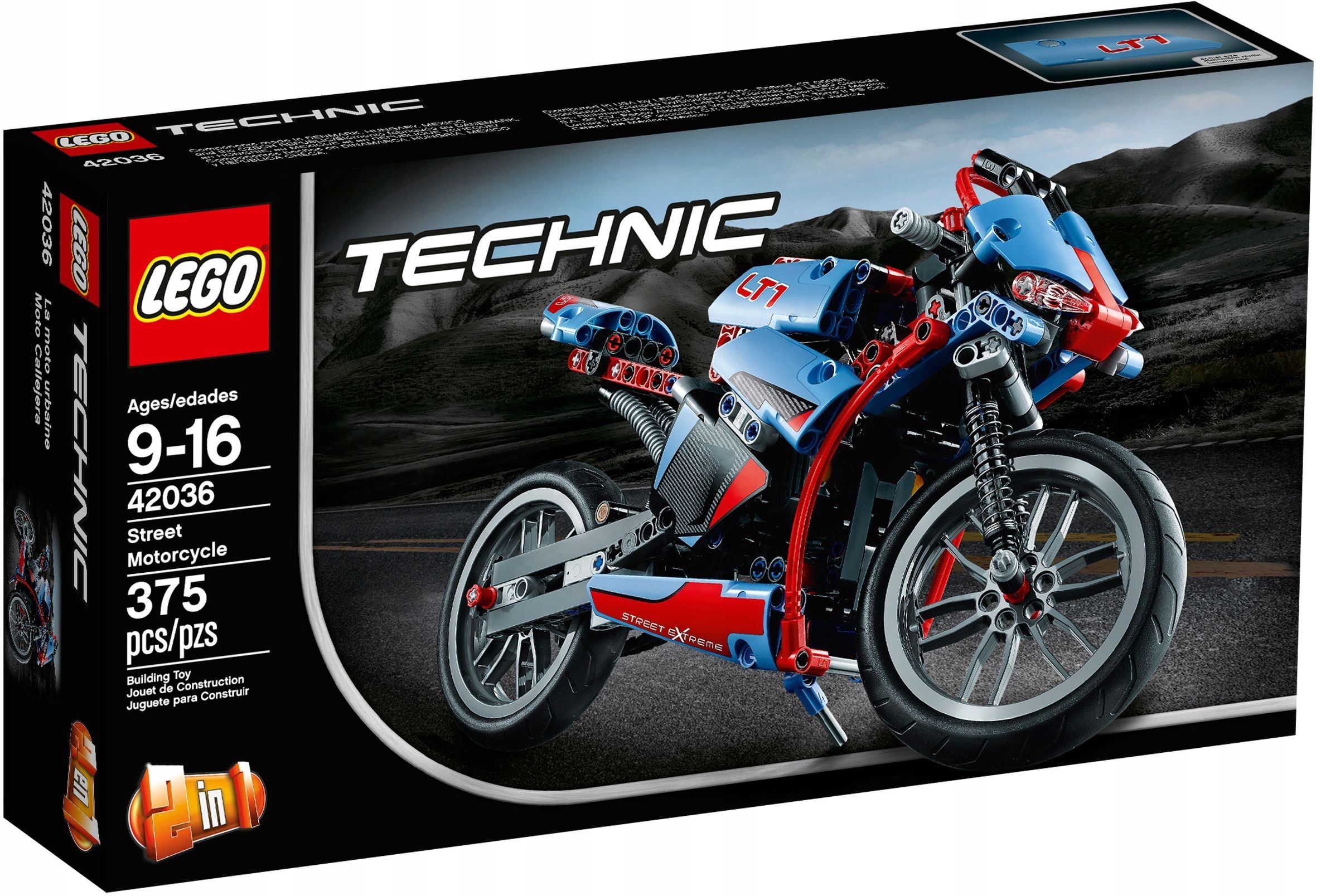 Lego Technic 42036 Miejski motocykl 2 w 1