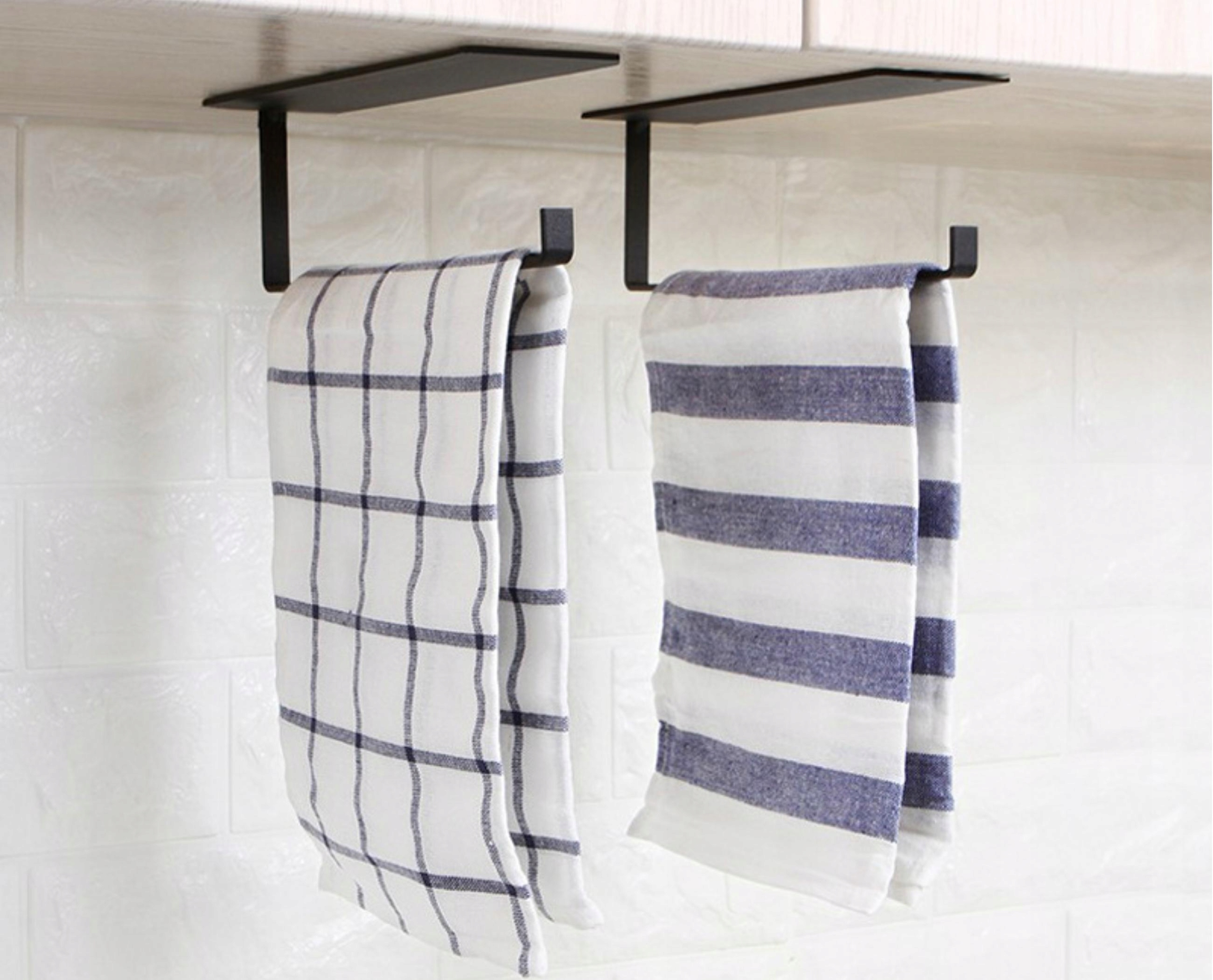 UCHWYT NA RĘCZNIK PAPIEROWY KUCHENNY SAMOPRZYLEPNY Materiał metal