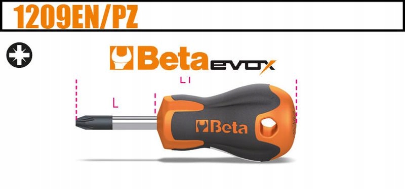 WKRĘTAK EVOX KRZYŻOWY KRÓTKI PZ2 BETA 1209EN/PZ2