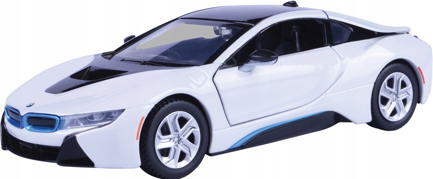 

Bmw i8 Coupe 2018 white model 1:24 Motormax 79359