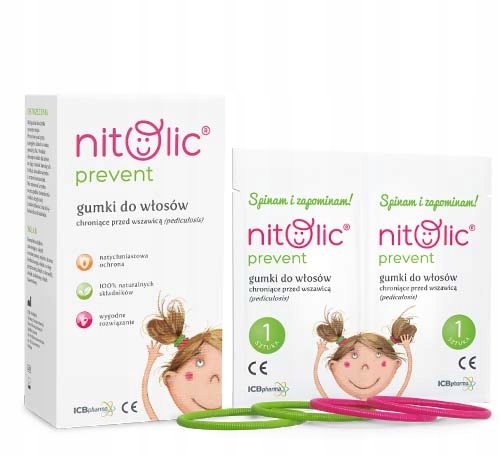 

Pipi Nitolic Prevent Gumki na wszy 4 szt