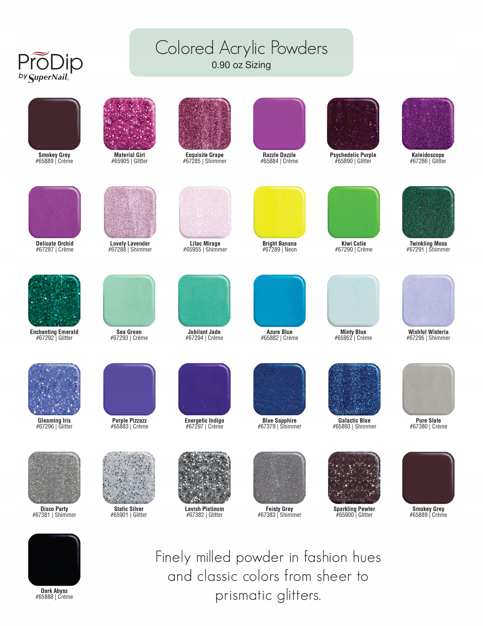 SuperNail Manicure Tytanowy Floating on Bubbles 25 Rodzaj proszek akrylowy