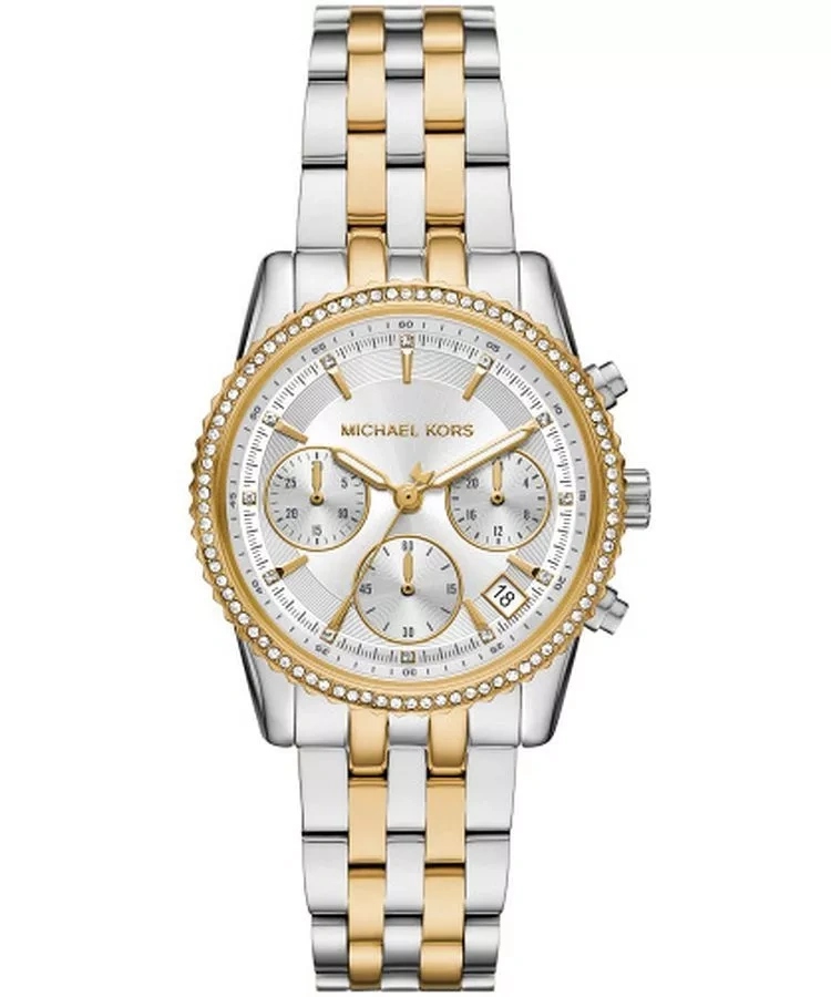 Dámské Hodinky Michael Kors MK7532 Ritz Chronograph Zirkony Stopky