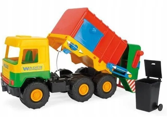 ZABAWKA POJAZD ŚMIECIARKA IDEALNA DLA NAJMŁODSZYCH Model Middle Truck