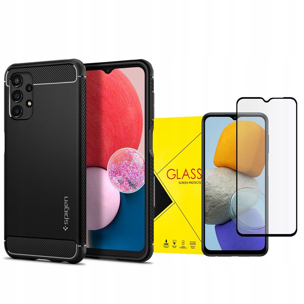 

Etui Do Galaxy A13 4G/LTE, Spigen, Case Szkło