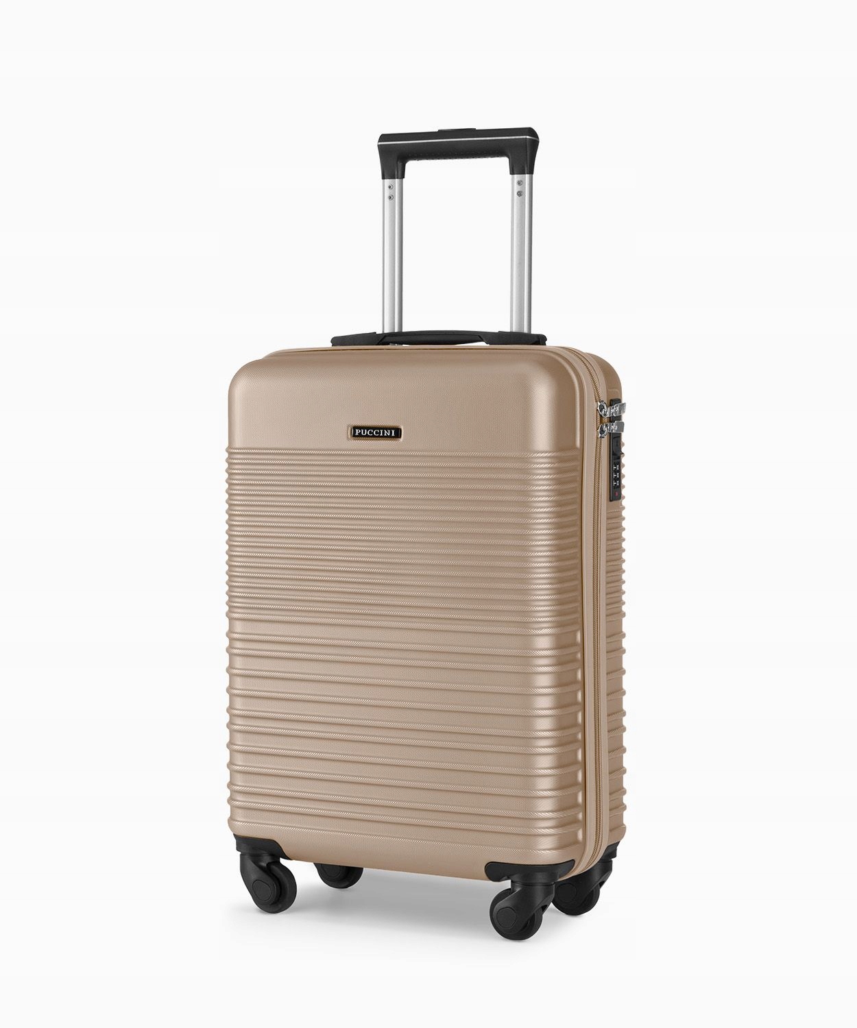 Walizka Kabinowa Podróżna Na Kółkach Twarda Puccini Szampańska ABS028C-6C
