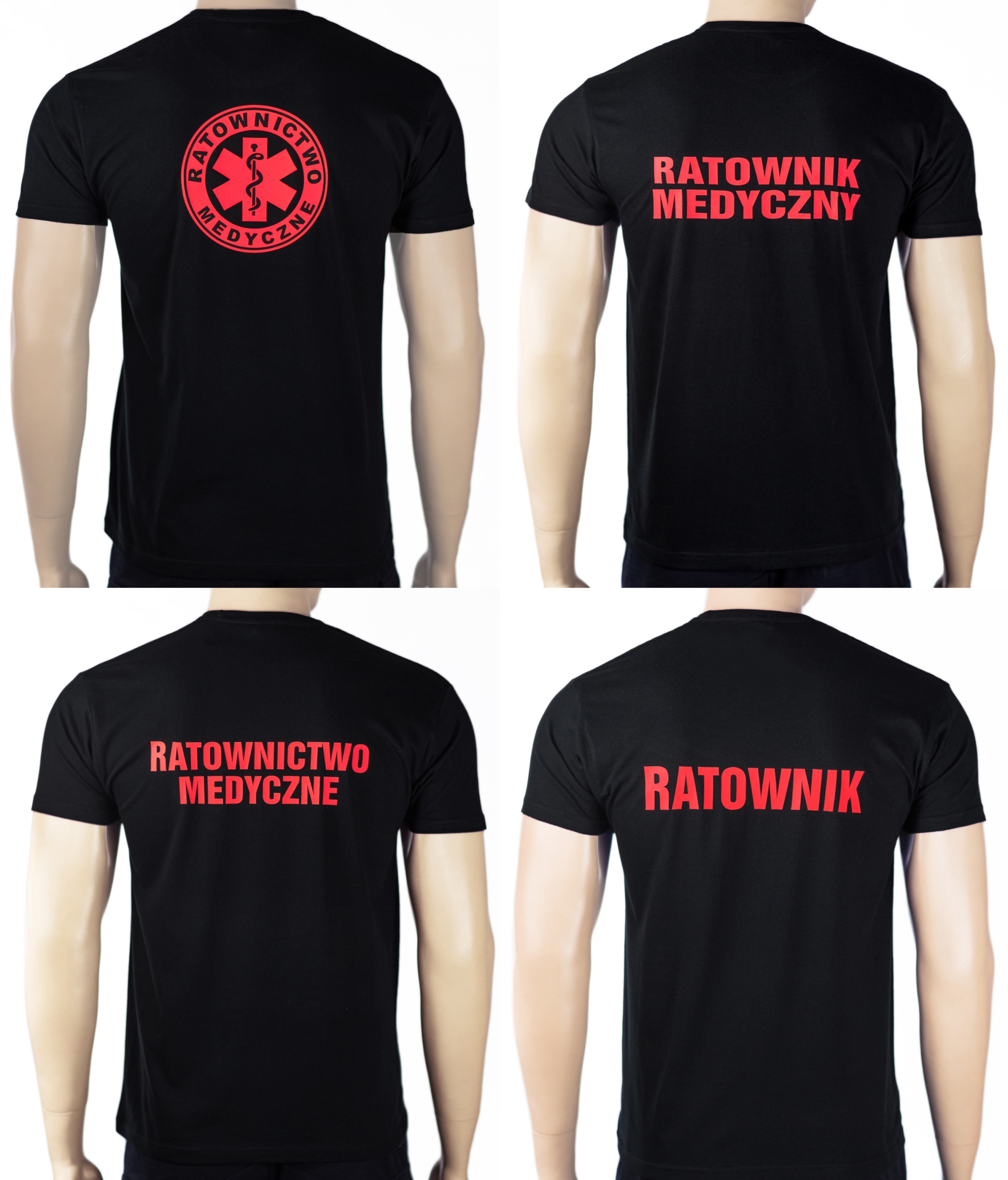 

Koszulka T-shirt Ratownictwo Medyczne Fluo czarna