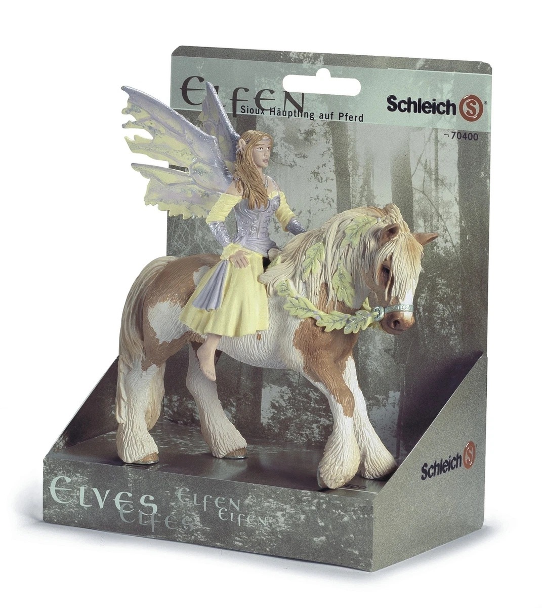 Schleich Bayala 70402 Elfka Sera na koniu figurka model wycofany