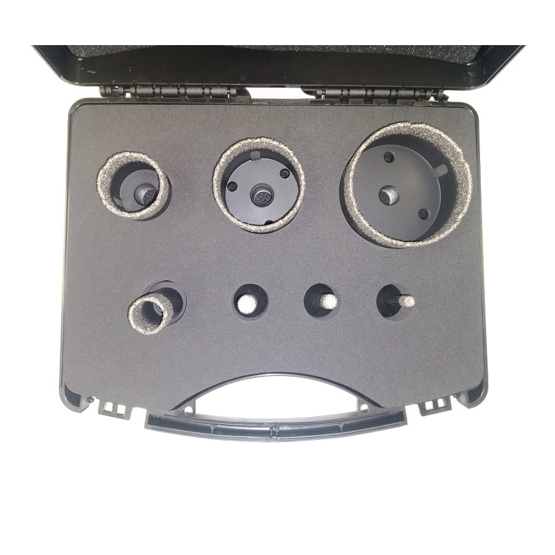 Pro Zestaw 7 Szt Otwornic Diamentowych Do Cięcia M14 6-68MM