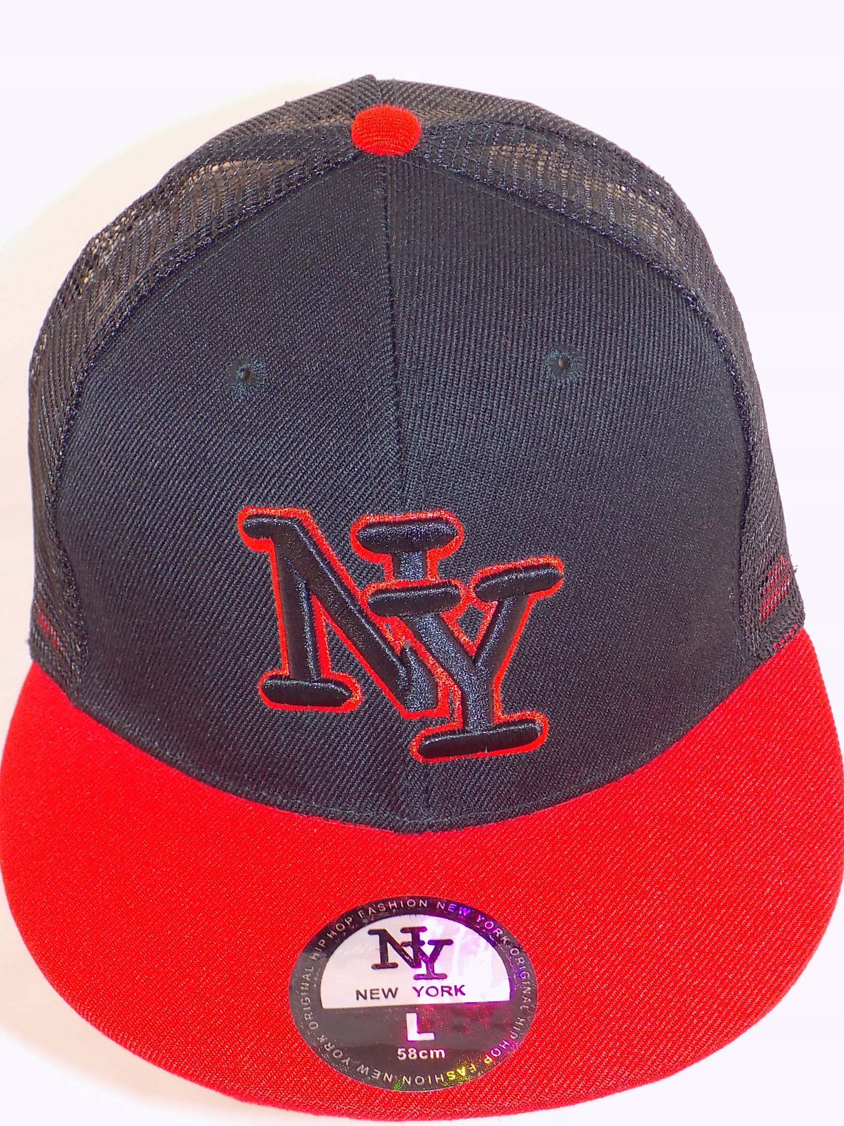 FULLCAP NEW YORK SNAPCAP + SIATKA 58CM Rozmiar uniwersalny