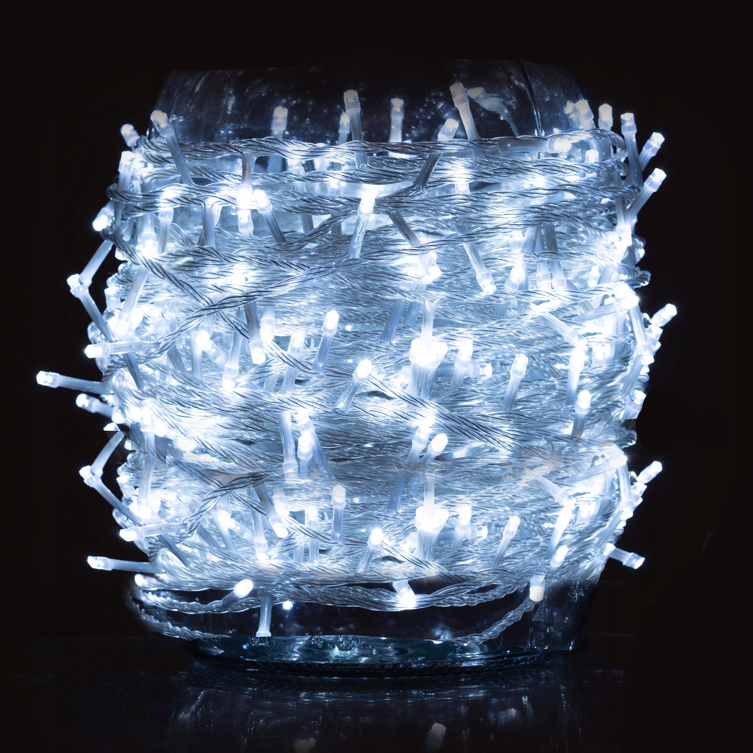 LAMPKI CHOINKOWE 475LED 50M ZIMNY BIAŁY WYTRZYMAŁE Marka inna