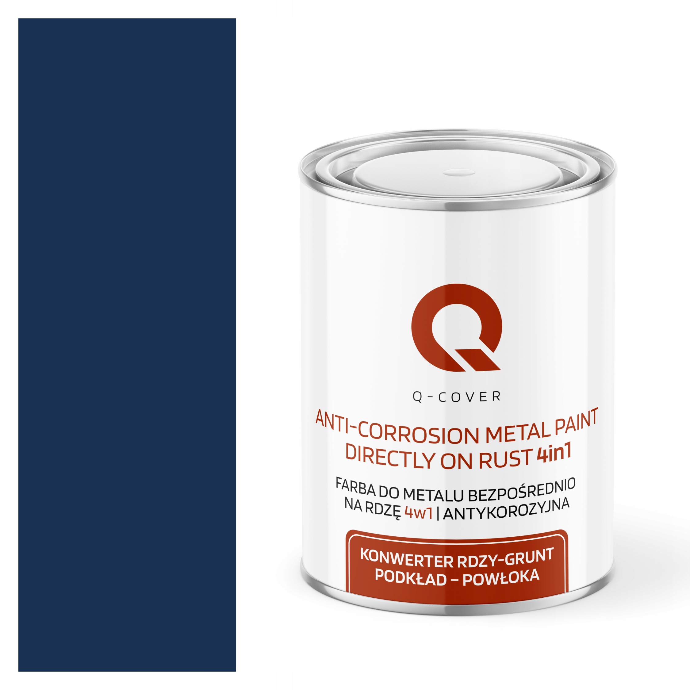 Barva Na Kov Na Rez Aluminium 4v1 Modrá Kobaltová Ral 5013 Mat 1L