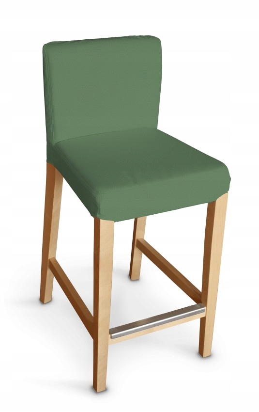 Dekoria potah na barovou židli Henriksdal krátký Ikea zelený