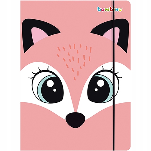 

Teczka Z Gumką A4 Nabłyszczana Bambino Fox Lisek