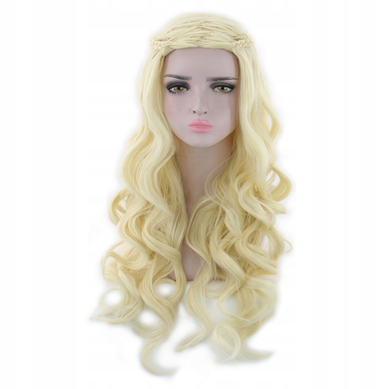 

Peruka Królewny Księżniczka Blond Długie Włosy W59
