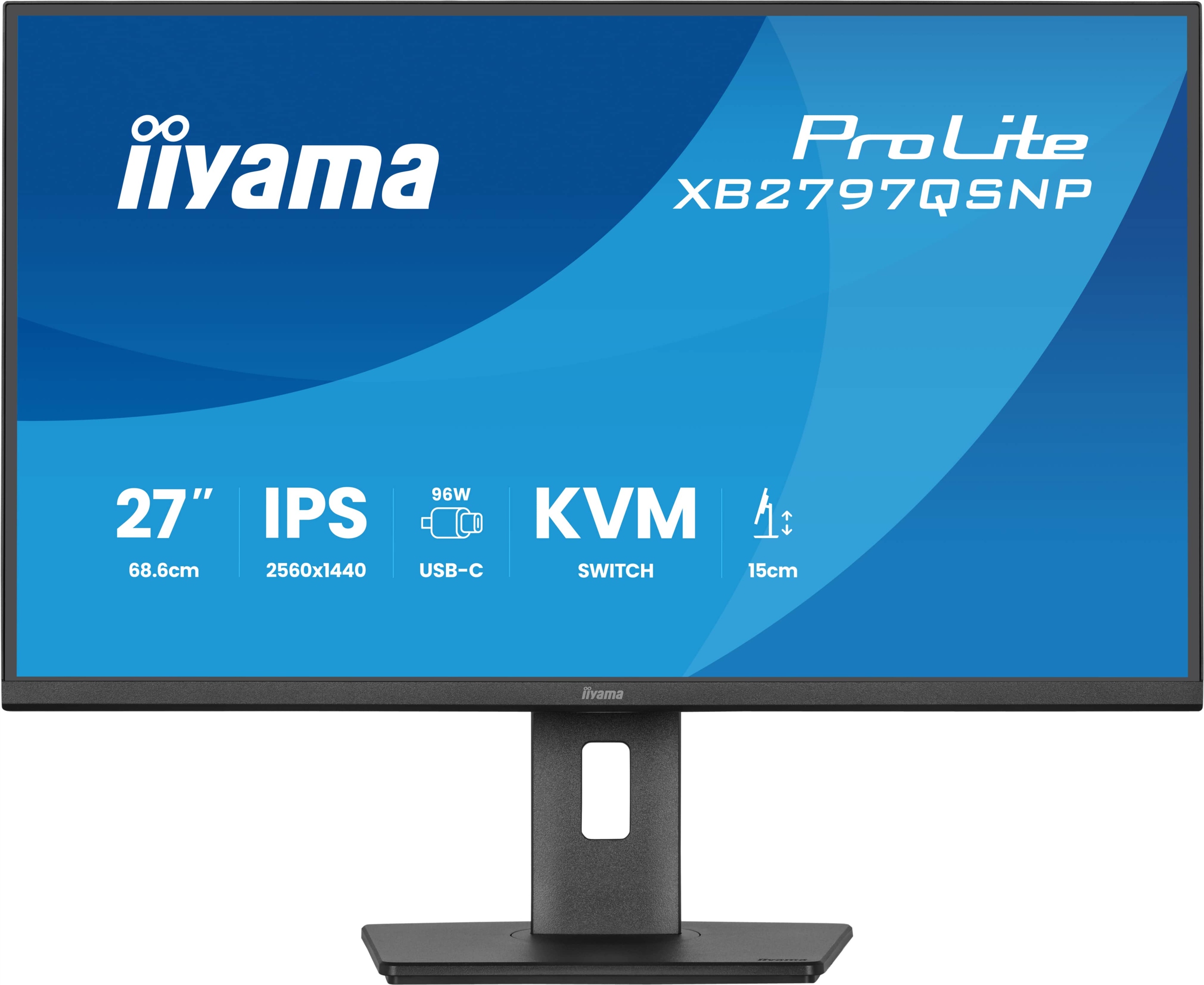 Monitor iiyama ProLite XB2797QSNP-B1 27" Ips Wqhd Led 1ms 75Hz /usb-c