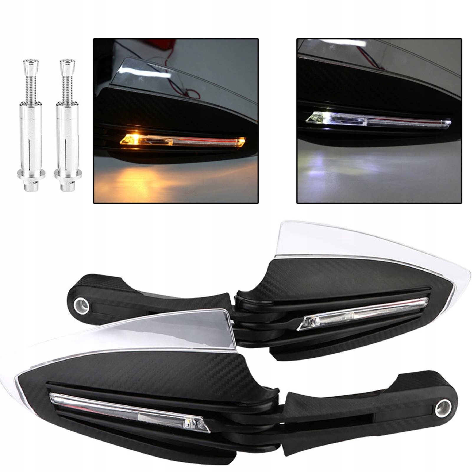 OSŁONY DŁONI HANDBARY LISTKI DO MOTOCYKLA 7/8 DZIOBOWA PRZEDNIA SZYBA KIER