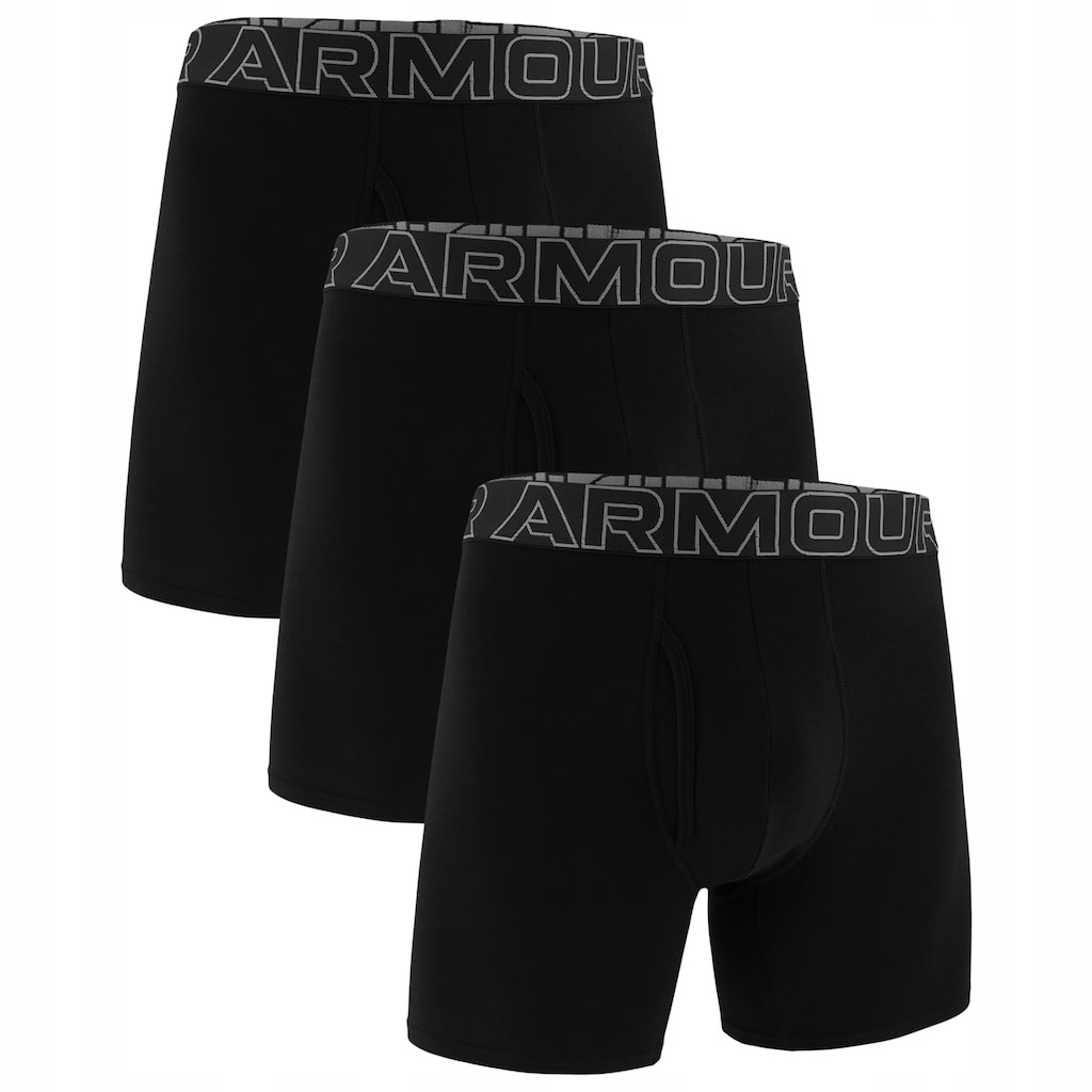 Under Armour pánské bavlněné boxerky 3-pack černé Xxl 7,6 cm