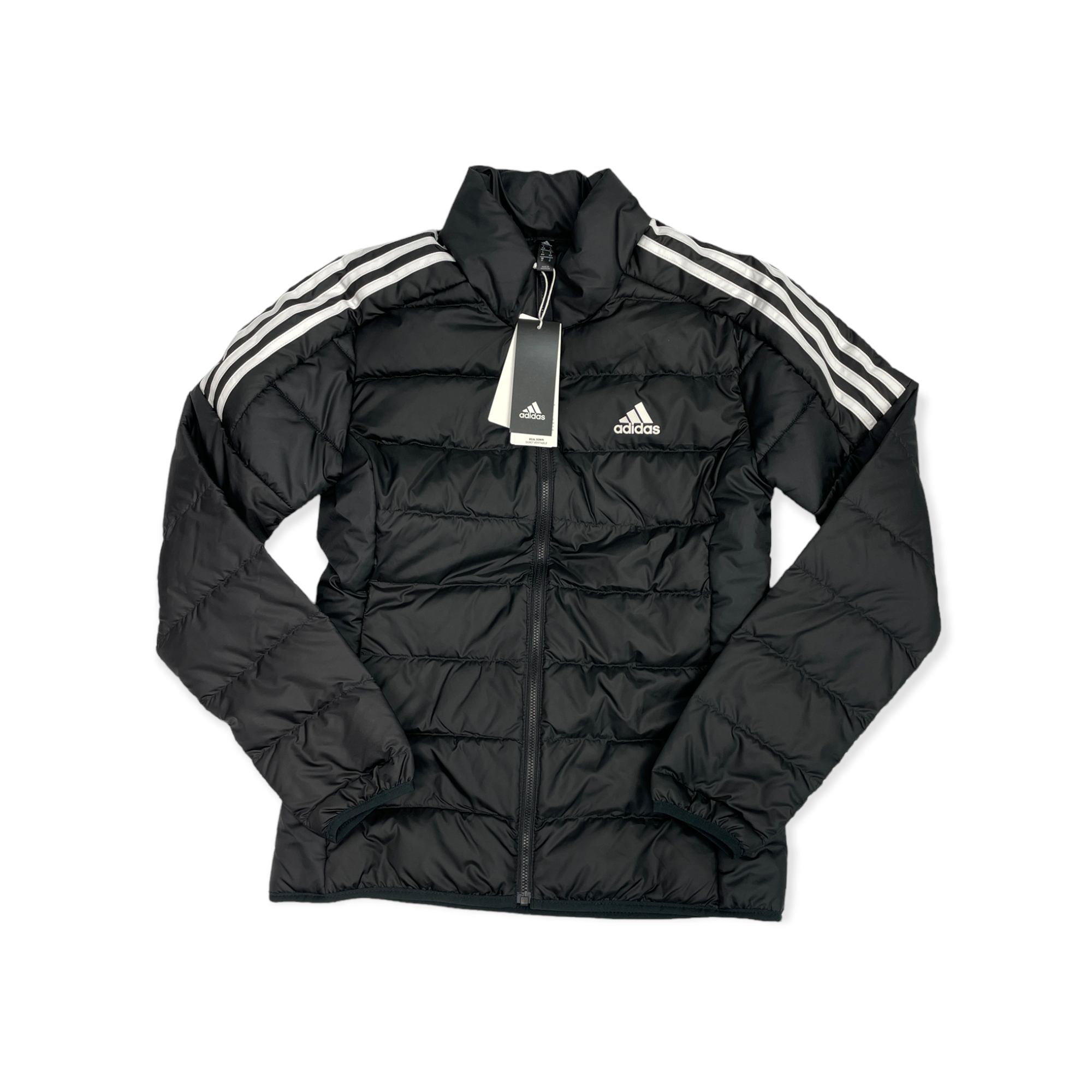 Dámská prošívaná černá bunda Adidas S