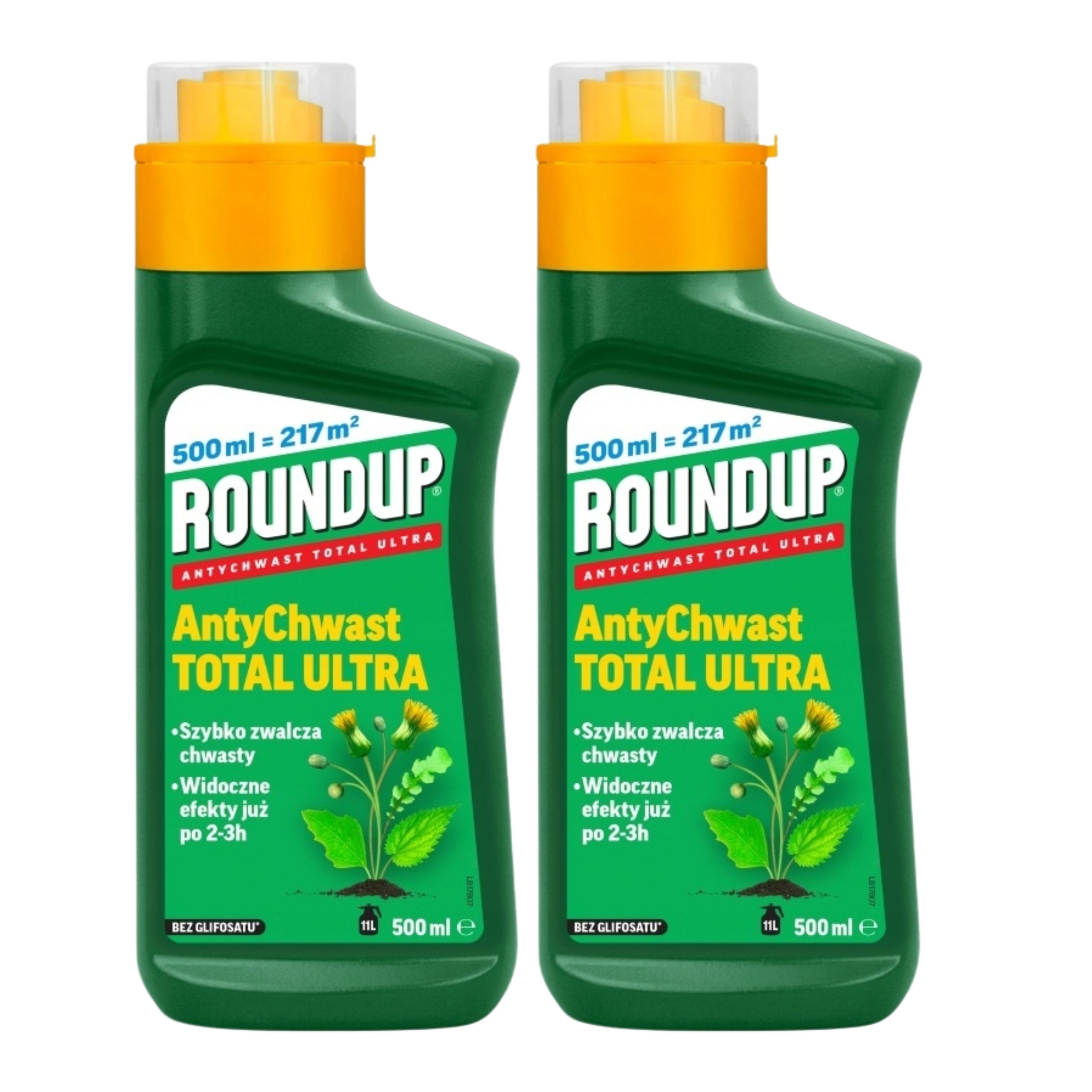 Roundup Total Ultra Substral 2x500 ml Koncentrat Na Chwasty Antychwast