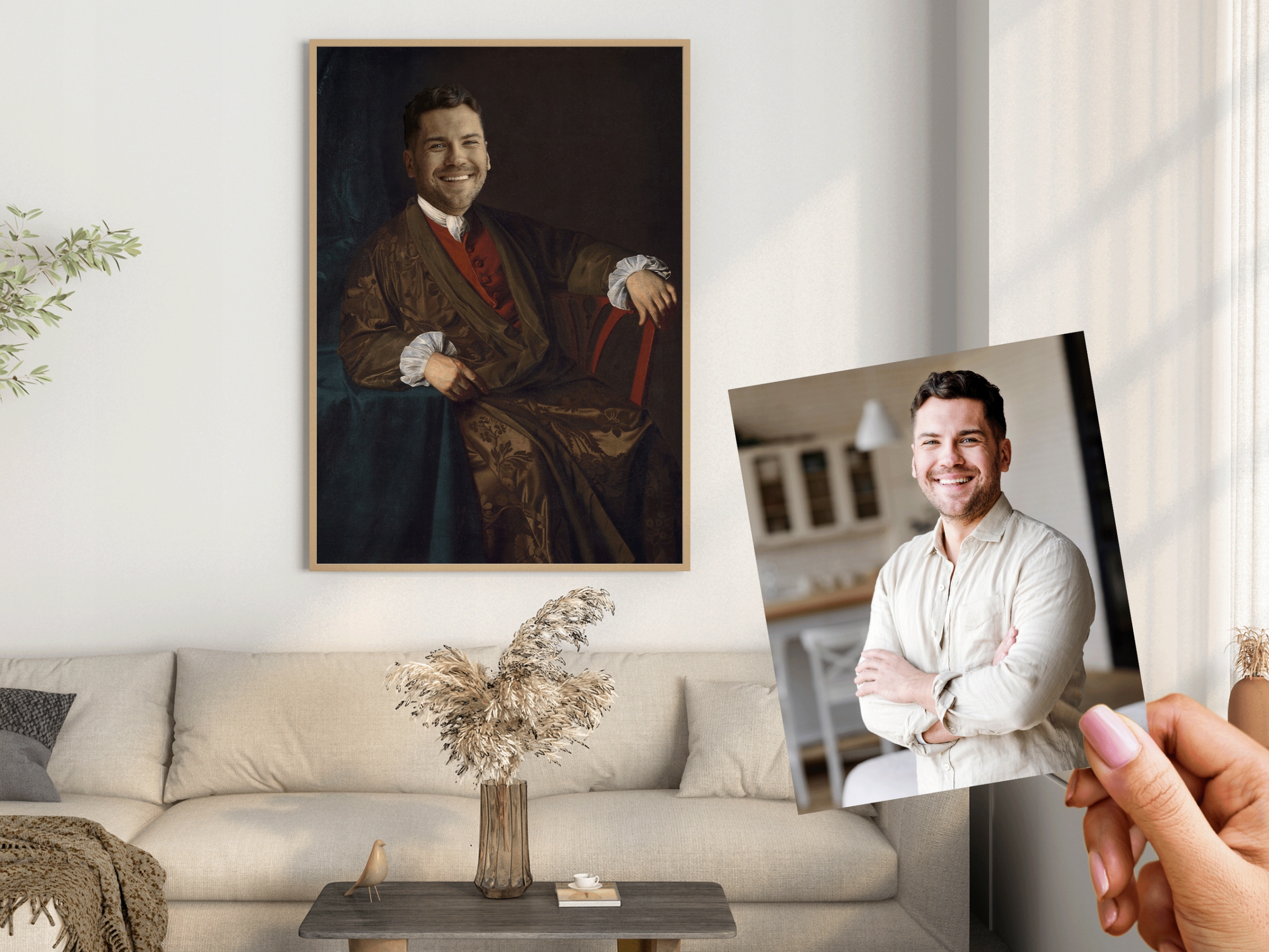 Plakat Portret z Twojego lub Pupila Zdjęcia 50x70c Rodzaj bez ramy