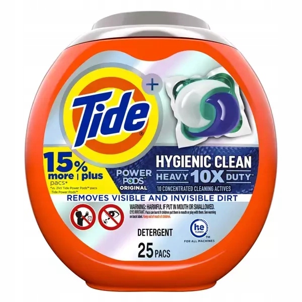 Levně Tide Hygienic Clean 63 ks – Univerzální kapsle