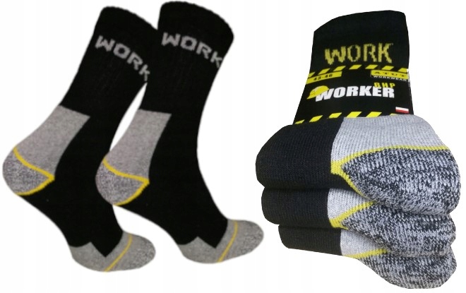 

Skarpety Robocze Frota Work 3-PAR Polskie 43-46