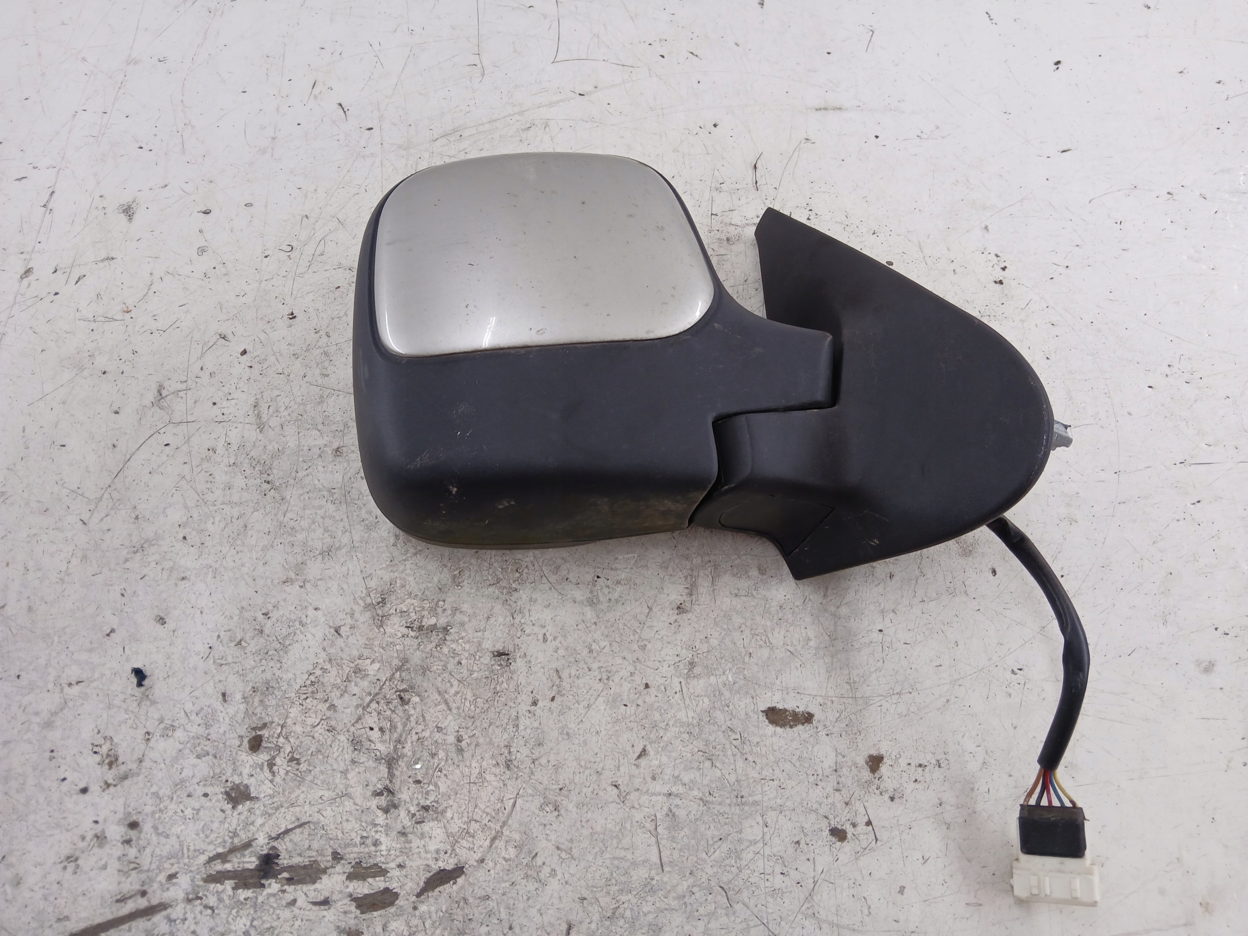 PEUGEOT PARTNER and LIFT mirror right 5 PIN silver