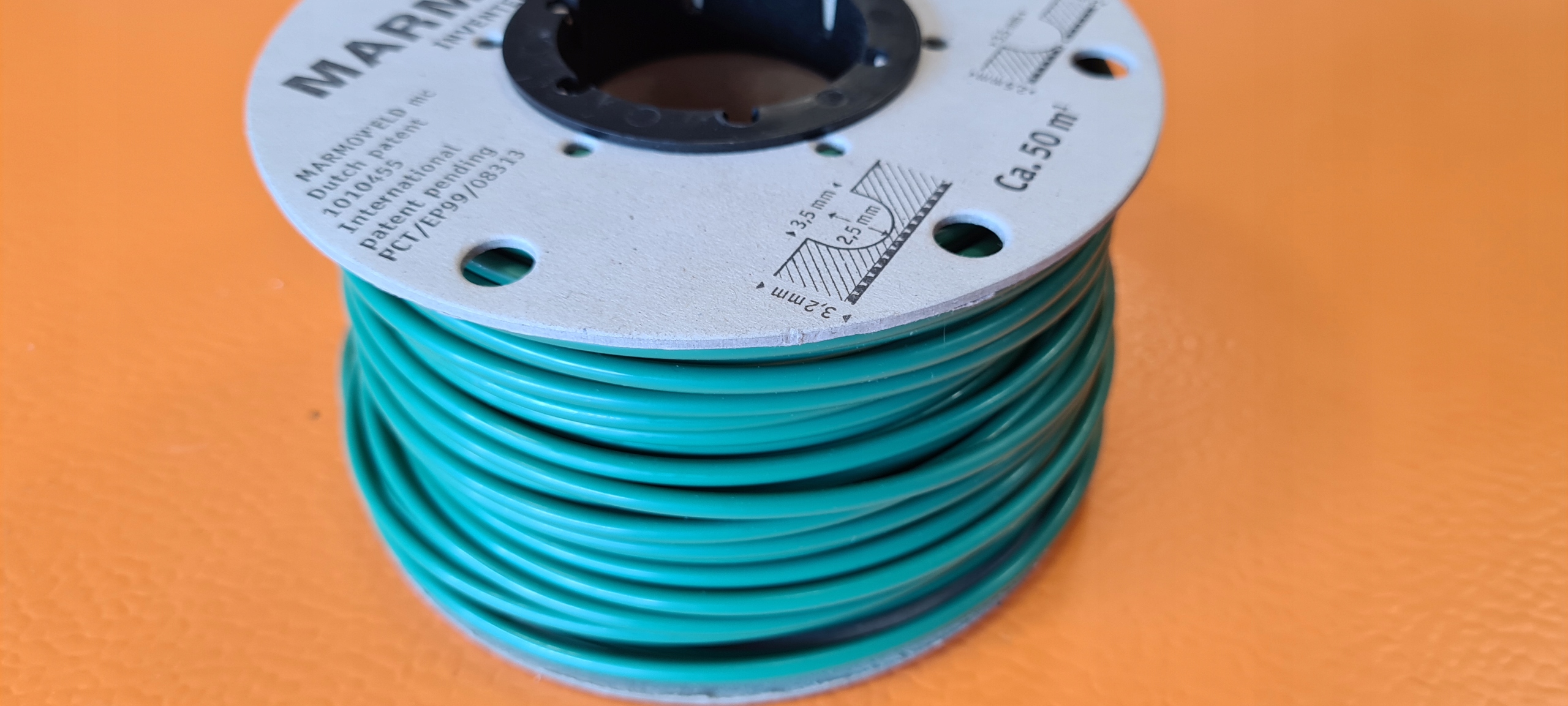 Sznur do spawania marmoleum zielony Forbo 3133