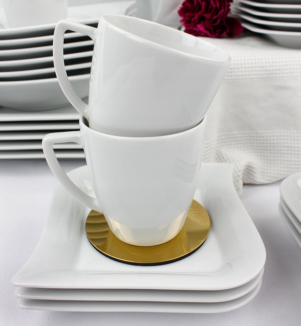 LUBIANA OPERA 12x FILIŻANKA 200 ML + SPODEK 14,5CM Linia Opera