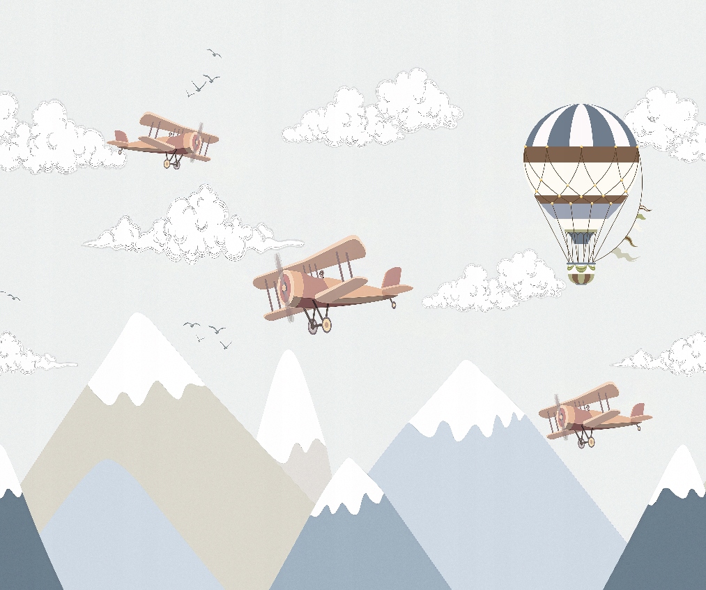 Fototapeta Let medzi horami pre deti 300x250 cm vliesová 230 g