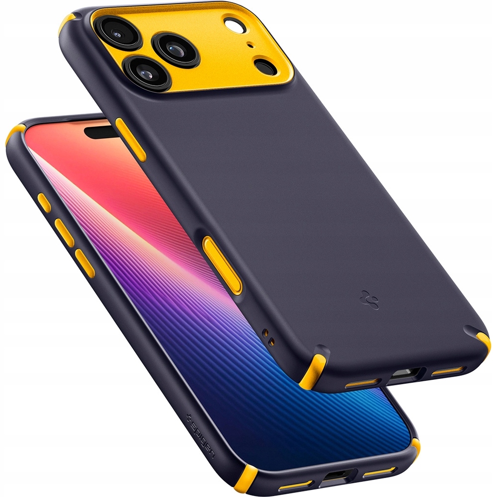 Pouzdro Spigen pro iPhone 17 Pro, pevné, pevné, hybridní, kryt pro MagSafe