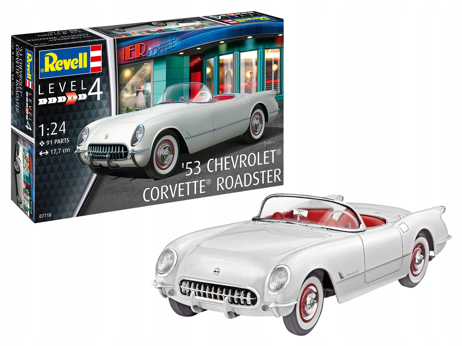 1:24 Auto 1953 Corvette Roadster Revell 07718