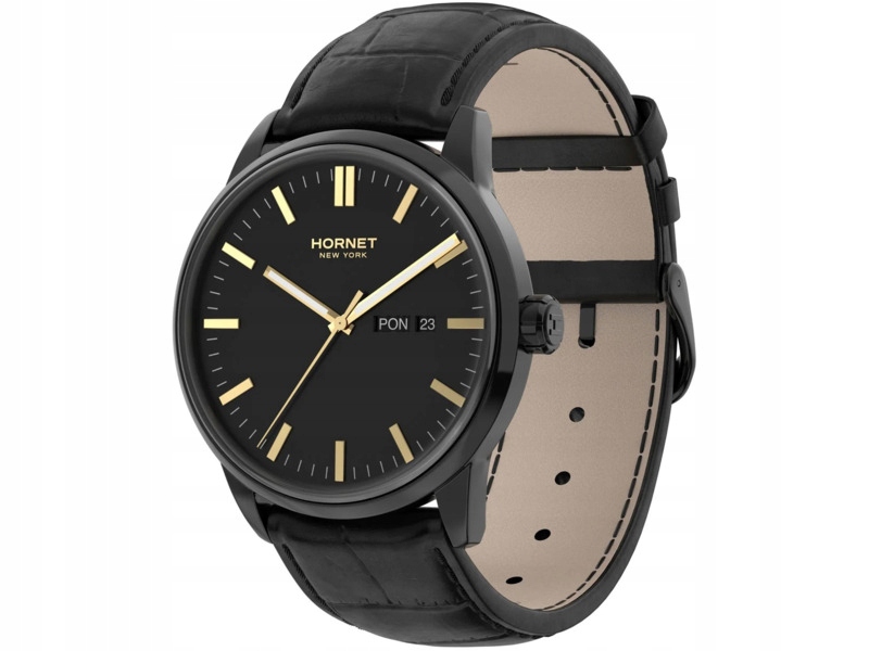 Zegarek Hornet Shreve Nfc 43mm Czarno-złoty