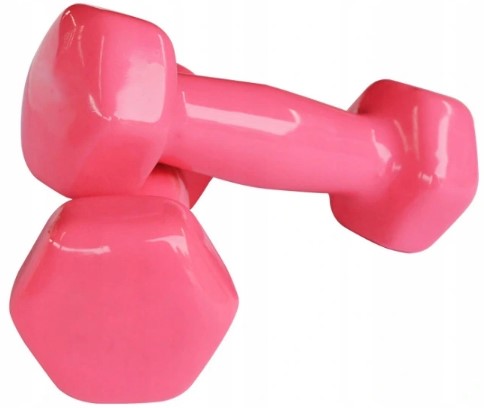 2x 2kg Hantle Ciężarki WINYL STAL Hantelki Kolory Kod producenta 6001617