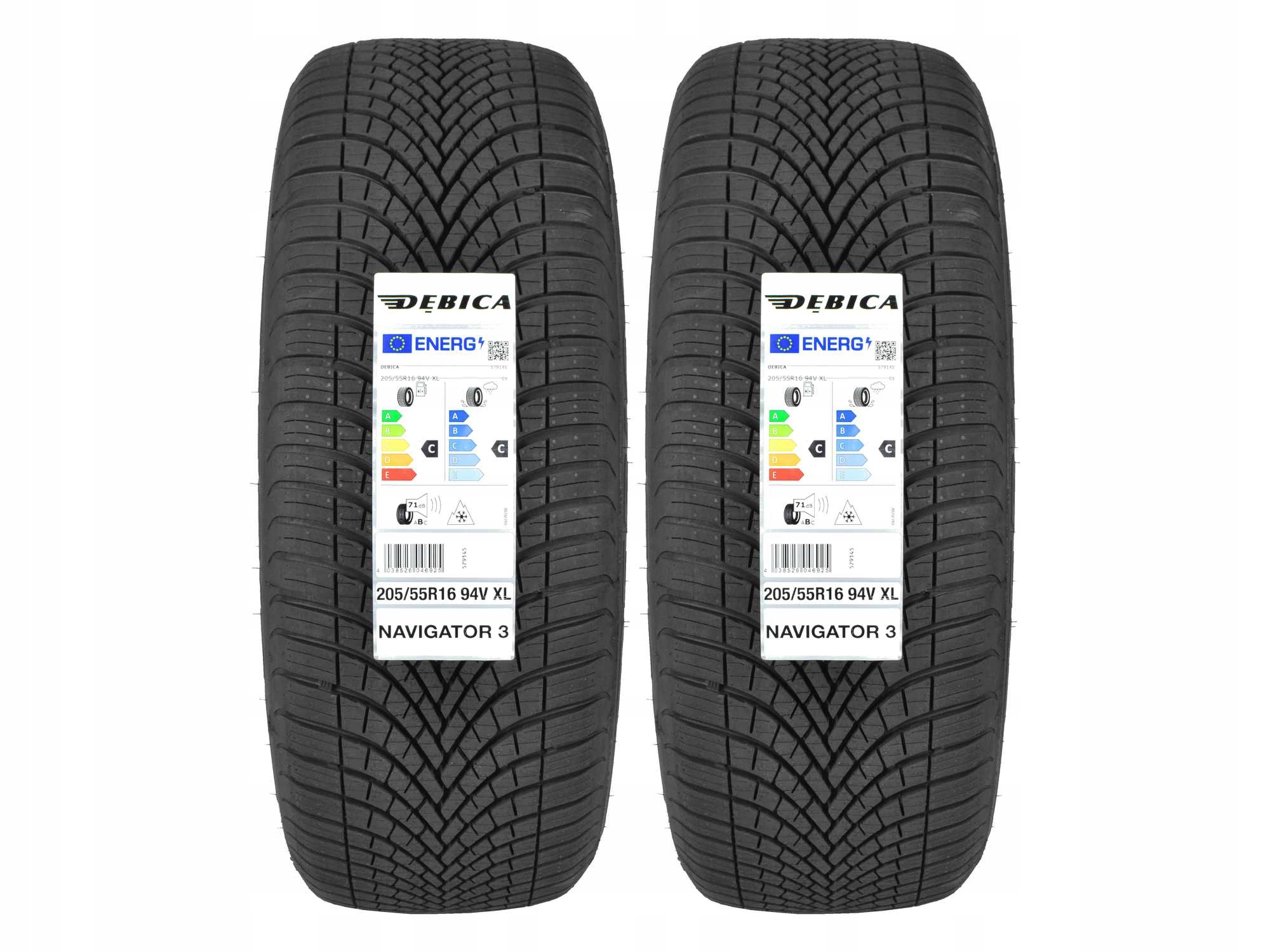 

2 Opony całoroczne 205/55R16 Dębica Navigator 3
