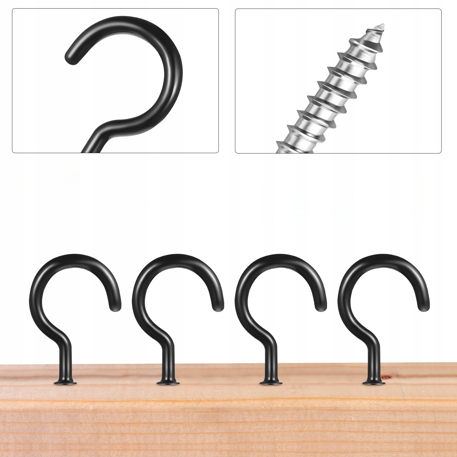 12 SZT. HACZYKÓW SUFITOWYCH WKRĘCANYCH HACZYKÓW SUFITOWYCH ROŚLINNYCH Marka bez marki