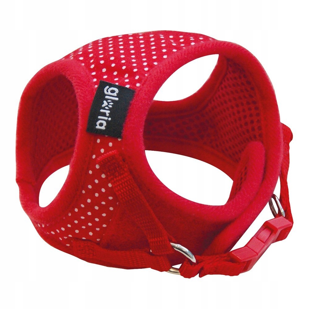 Levně Postroj pro psa Gloria Bod 17-22 cm Červený Velikost Xs