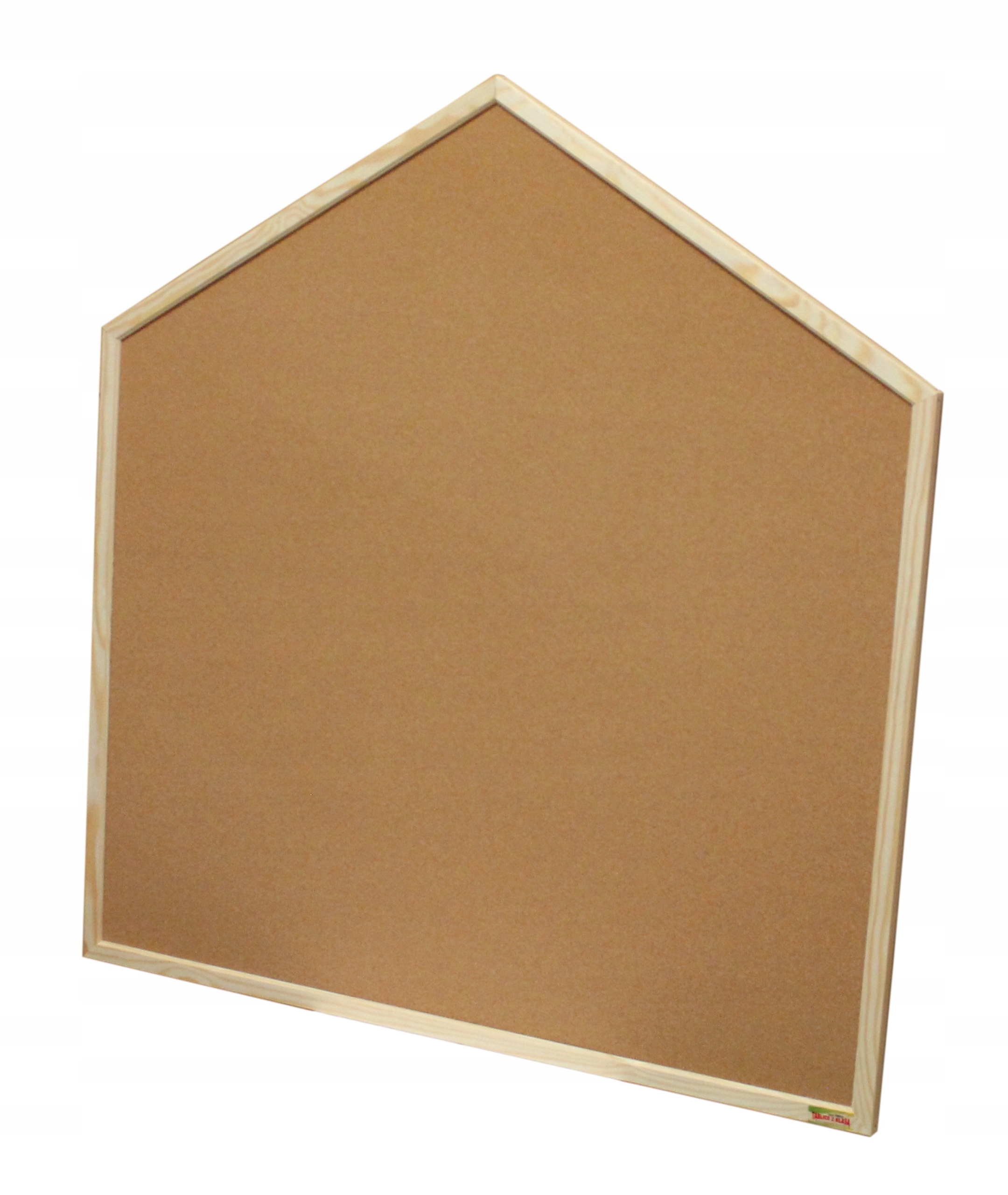 Tablica korkowa DOMEK 100x80 cm ramaDREW + pinezki
