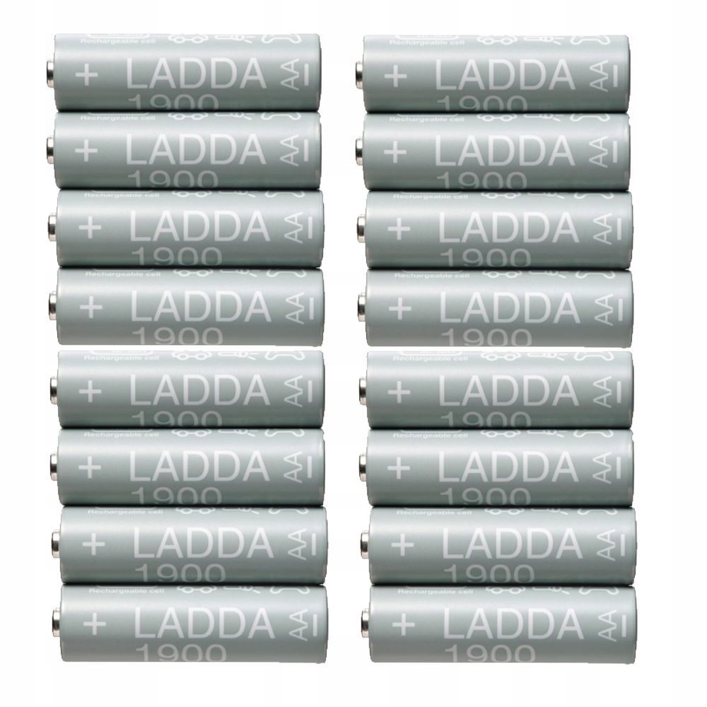 

Baterie Aa 1900mAH 16szt HR06 akumulatorki Ikea