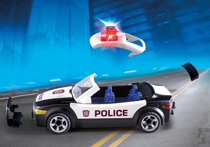 PLAYMOBIL CITY ACTION 5673 SAMOCHÓD POLICYJNY Materiał plastik