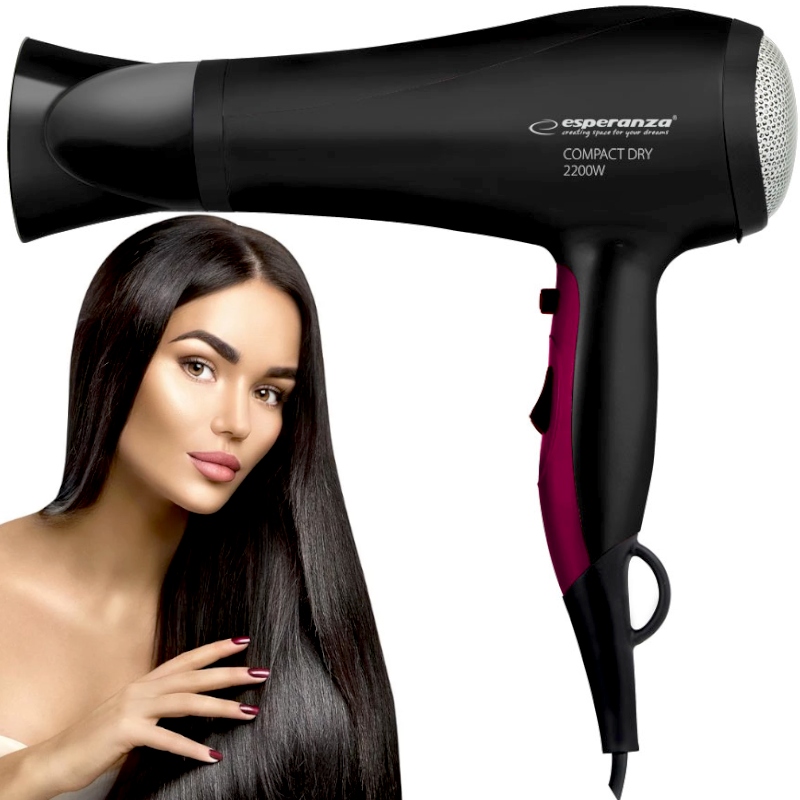 MOCNA SUSZARKA DO WŁOSÓW PRAKTYCZNA ZIMNY NAWIEW