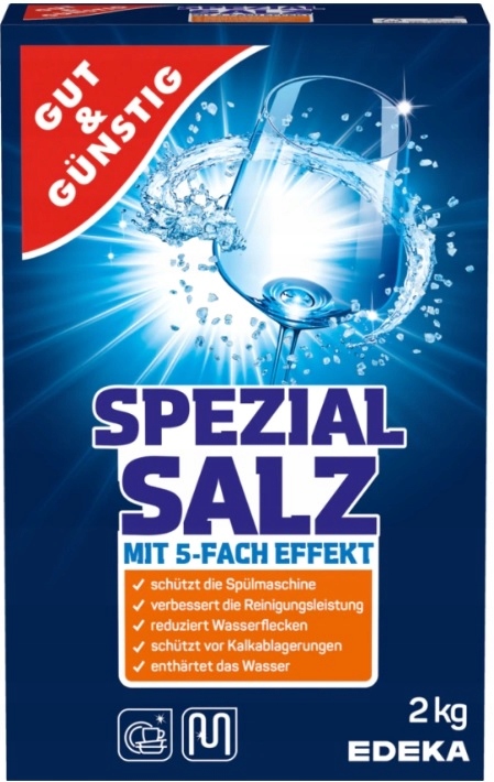 

Niemiecka sól do zmywarki Spezial Salz G&g 2kg