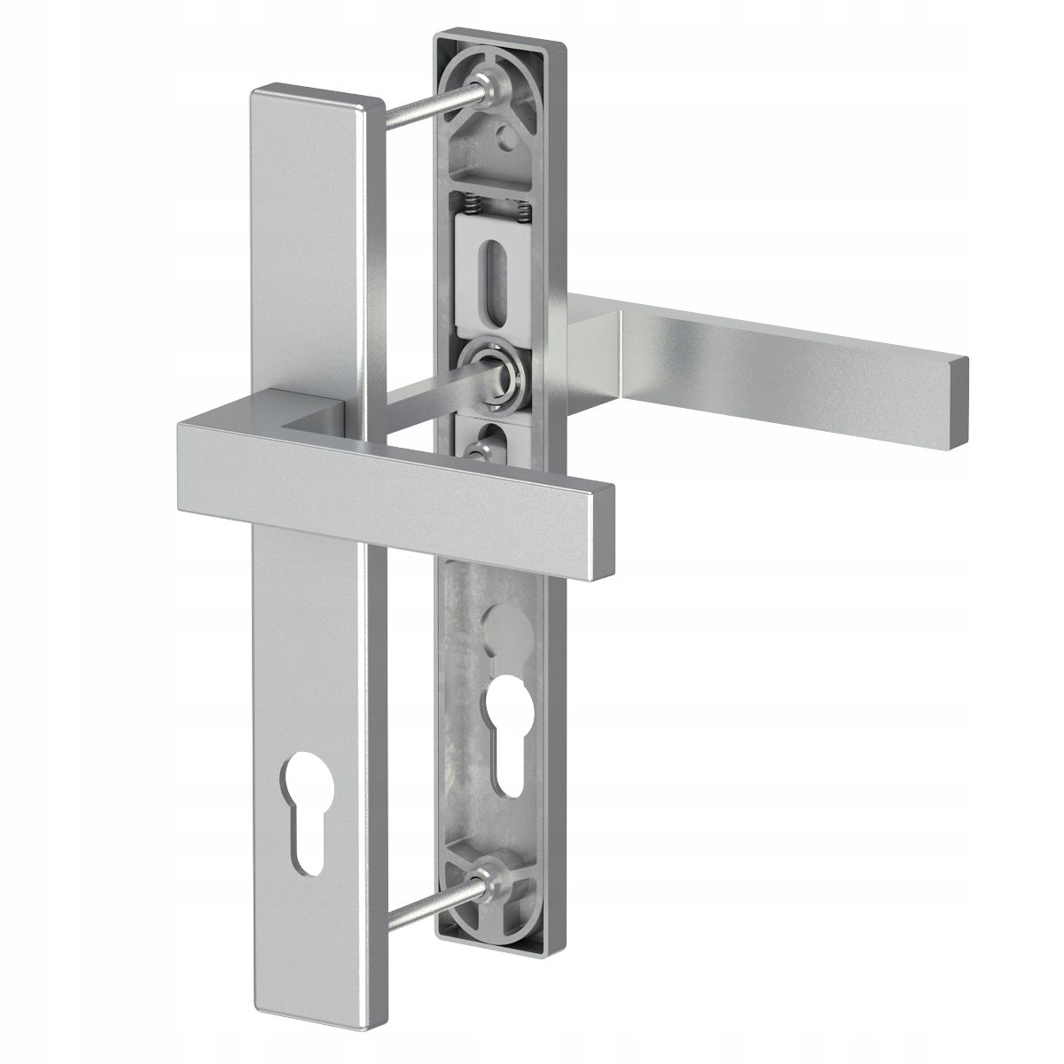 Dveřní klika Dublin 37 F1 pískovaná stopka 128 mm